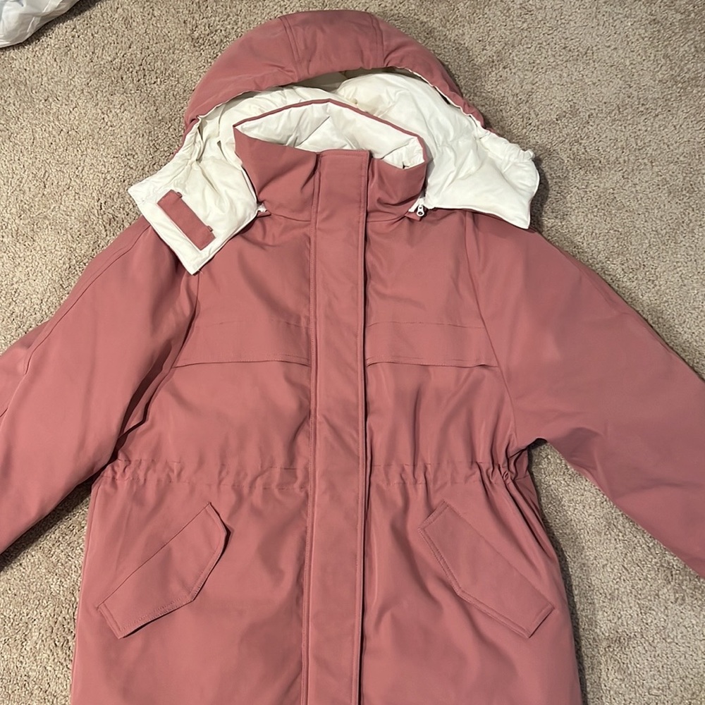 Lily Oversized Pink Down Coat